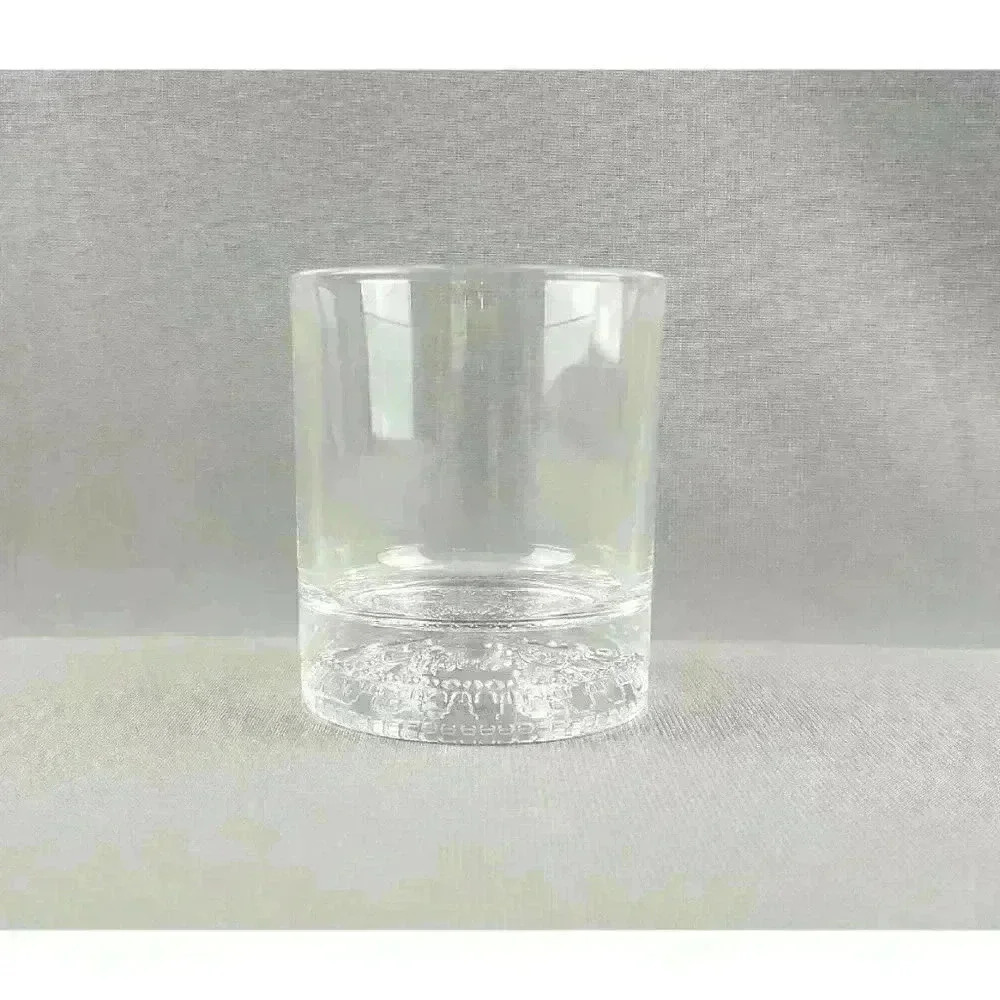 Crown Royal Canadian Whisky Lowball Old Fashioned Rocks Glass Embossed Bottom